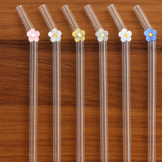 Paille petite fleur